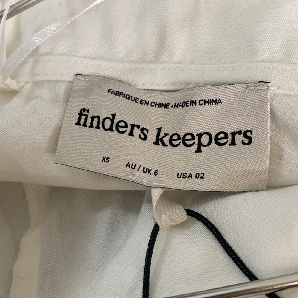 NWT Finder Keepers Naya Bodice White One Shoulder Top Size XS - Picture 7 of 7